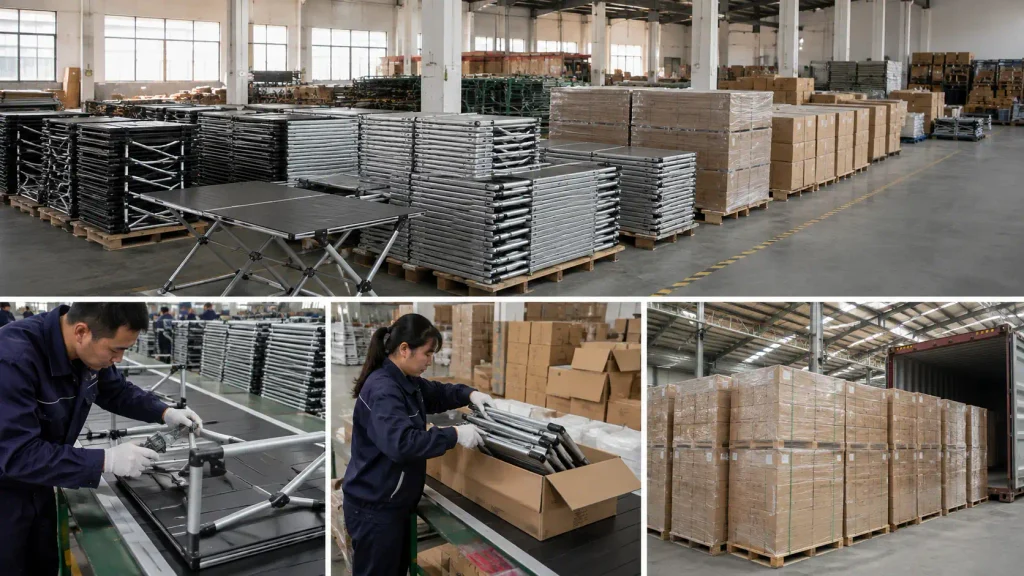 Camping table supplier evaluation and quality inspection in China