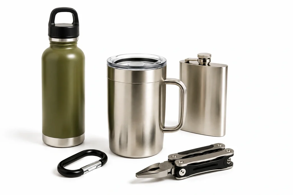 Custom metal outdoor products with laser engraving and printing options