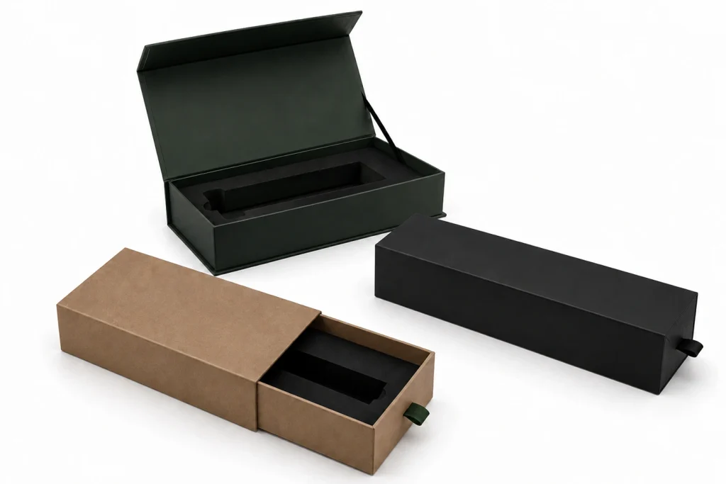 Private label gift box packaging for outdoor products.