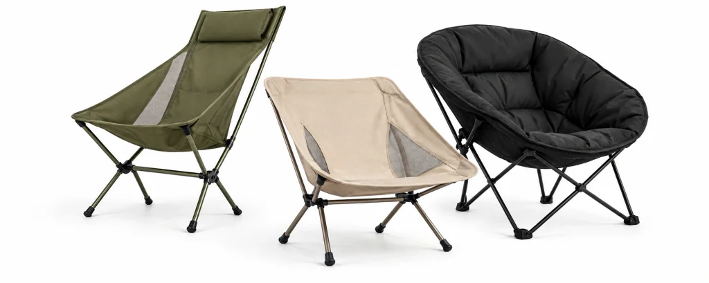 Private label camping chair styles for outdoor brands and buyers