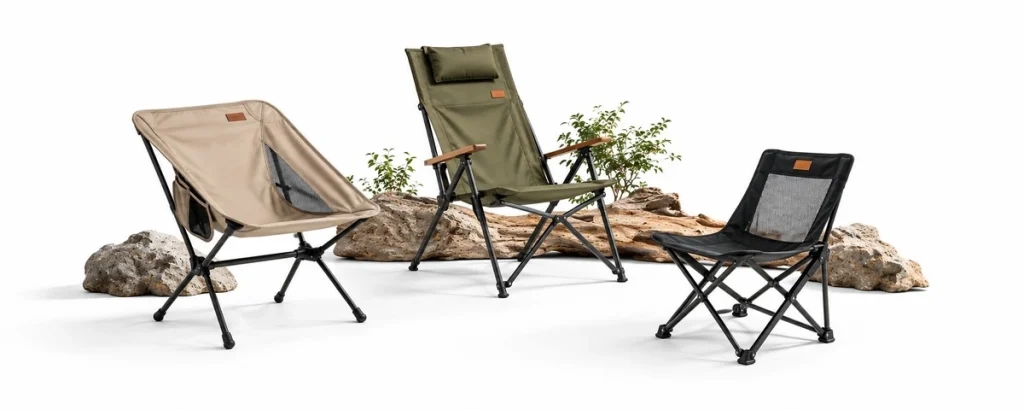 Steel and aluminum camping chair frame options for B2B buyers