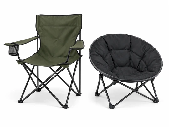 Camping chairs from China including folding chair and moon chair for wholesale and custom sourcing