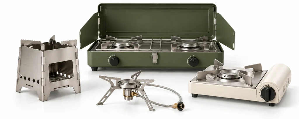 Portable camping gas stoves from Chinese manufacturers